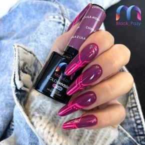 Geometric nail art MaluLac