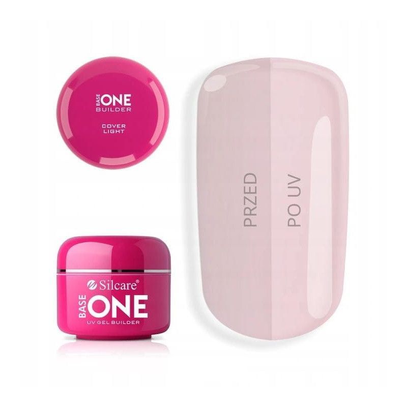 Silcare Base One Cover Light 15g budujący żel UV do paznokci Silcare Base One Cover Light 15g budujący żel UV do paznokci