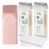 Zestaw 2x ItalWax Top Line Crystal Wosk żelowy w rolce 100ml  podgrzewacz  paski do depilacji - 1