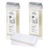 Zestaw 2x ItalWax Top Line Crystal Wosk żelowy w rolce 100ml  50x paski do depilacji - 1