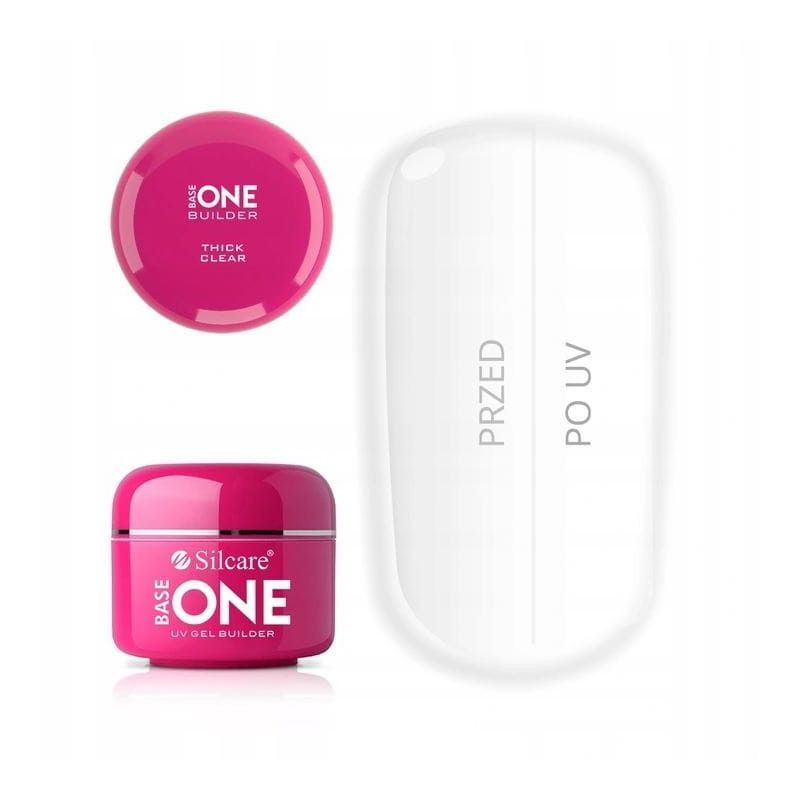 Silcare Base One Thick Clear 15g budujący żel UV do paznokci Silcare Base One Thick Clear 15g budujący żel UV do paznokci