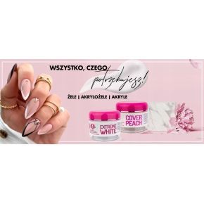 Proszek akrylowy do paznokci puder do masy akrylowej Cover Pink 15g