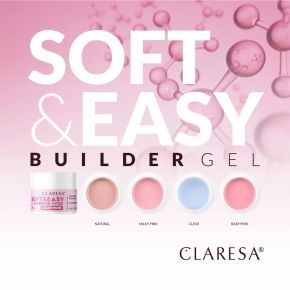Claresa Soft&Easy Builder Gel Baby Pink 90g żel budujący samopoziomujący do paznokci