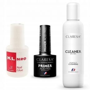 Claresa Zestaw startowy do żelu  lampa 48W  1x Builder Gel Soft&Easy 12g kolor do wyboru  preparaty  akceso