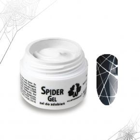 SPIDER GEL WHITE Allepaznokcie - precyzyjny jak pajęczy żel uv do zdobień - kolor biały 3ml