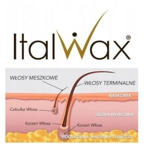 ItalWax Selfie Wax 500g - delikatny wosk twardy w granulkach do depilacji bezpaskowej twarzy z kompleksem olejków