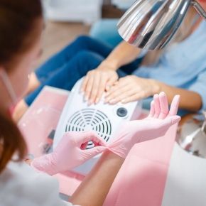 140x Nakładka ścierna do manicure 80  nośnik