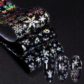 Folia transferowa do zdobień paznokci świąteczna Christmas 15