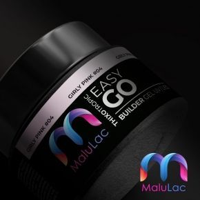 MaluLac EasyGo Girly Pink 12g żel budujący do paznokci tixo (z tiksotropią)