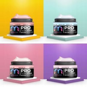 MaluLac żel budujący do paznokci tixo z tiksotropią PRO Simple Shape Cover 12g