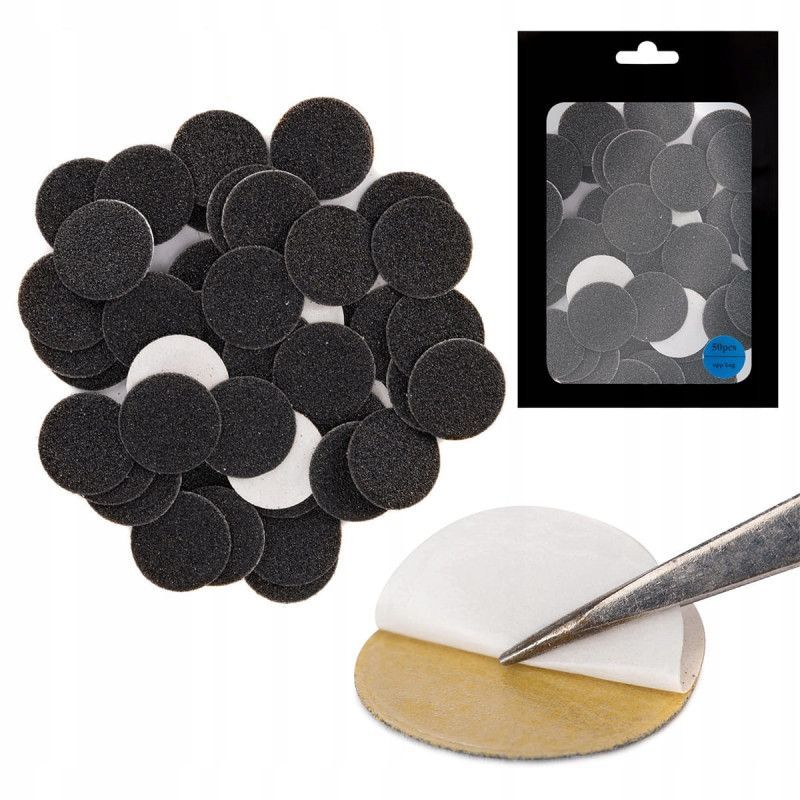 50x Nakładki ścierne do pedicure tarcze wymienne do Podo Disk 15mm 150 50x Nakładki ścierne do pedicure tarcze wymienne do Podo Disk 15mm 150