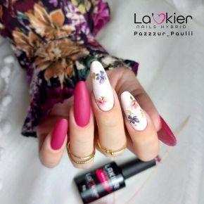 Zestaw do manicure hybrydowego 16x La’kier  lampa UV/LED  frezarka  akcesoria