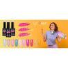 Zestaw do manicure hybrydowego 16x La’kier  lampa UV/LED  frezarka  akcesoria - 12