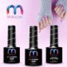Zestaw do manicure hybrydowego 16x Malulac  lampa UV/LED  frezarka  akcesoria - 4