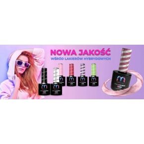 Zestaw do manicure hybrydowego 16x Malulac  lampa UV/LED  frezarka  akcesoria