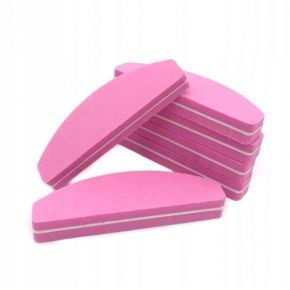 10 x Polerka dwustronna Buffer mini szeroka Medium 100/180 biała