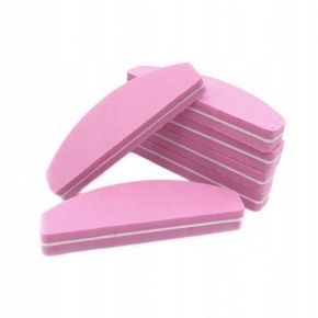 10 x Polerka dwustronna Buffer mini szeroka Medium 100/180 biała