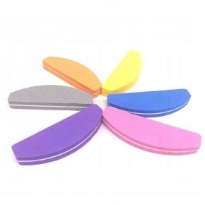 10 x Polerka dwustronna Buffer mini szeroka Medium 100/180 biała