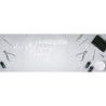 Polerka dwustronna Buffer mini szeroka Medium 100/180 biała - 13