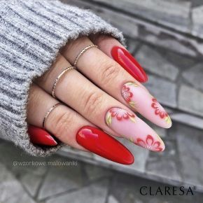 Claresa zestaw budujący do paznokci Soft&Easy Builder Gel 90ml  Top Diamond No Wipe GRATIS