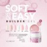 Claresa Soft&Easy Builder Gel Glam Pink 90g żel budujący samopoziomujący do paznokci - 5