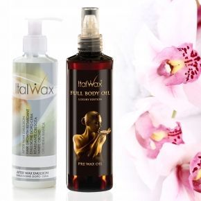 Full Body zestaw do depilacji bezpaskowej 1 x wosk twardy ItalWax 1kg  podgrzewacz  kosmetyki