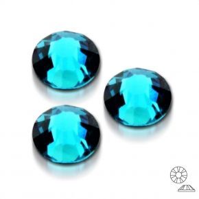 50 X Blue Zircon Oryginalne Cyrkonie Swarovski Ss-10