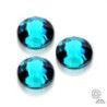 50 X Blue Zircon Oryginalne Cyrkonie Swarovski Ss-10 - 1