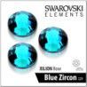 50 X Blue Zircon Oryginalne Cyrkonie Swarovski Ss-10 - 2