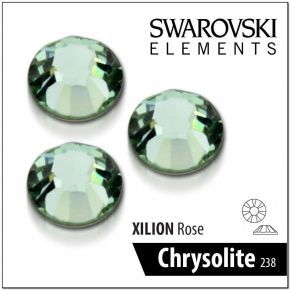 50 X Chrysolite Oryginalne Cyrkonie Swarovski Ss-10