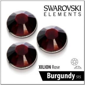 50 X Burgundy Oryginalne Cyrkonie Swarovski Ss-10