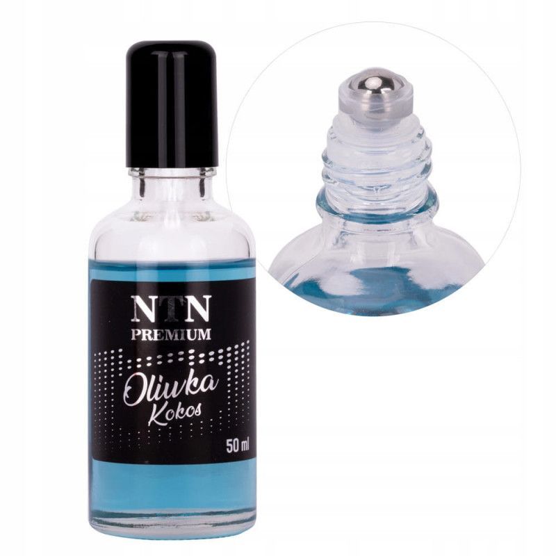 NTN Premium oliwka regenerująca skórki i paznokcie roller ball z kulką o zapachu kokosa 50ml NTN Premium oliwka regenerująca skórki i paznokcie roller ball z kulką o zapachu kokosa 50ml