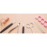 Pędzelek do akrylu ergonomiczny uchwyt naturalne włosie 12mm czarny nr 4 - 8