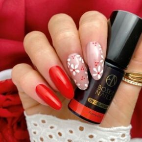 Boska Nail zestaw startowy do hybrydy lampa uv  3 x lakier hybrydowy  baza  top  akcesoria