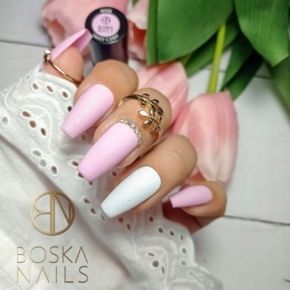 Boska Nails 301 White Angel kolorowy lakier hybrydowy 6ml