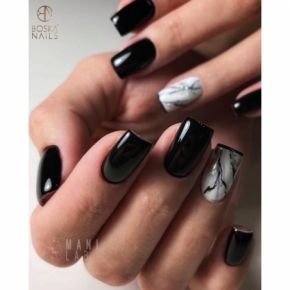 Boska Nails 302 Black Hell kolorowy lakier hybrydowy 6ml