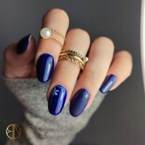Boska Nails 305 Dark Blue kolorowy lakier hybrydowy 6ml