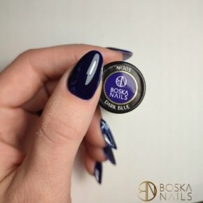 Boska Nails 305 Dark Blue kolorowy lakier hybrydowy 6ml