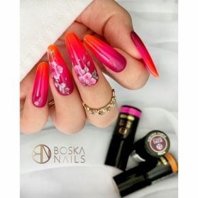 Boska Nails 306 Ou! Burgundy kolorowy lakier hybrydowy 6ml