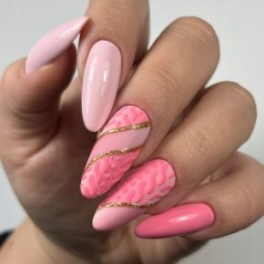 Boska Nails 318 Pink Momento kolorowy lakier hybrydowy 6ml