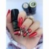 Boska Nails 329 Sweet Red kolorowy lakier hybrydowy 6ml - 7