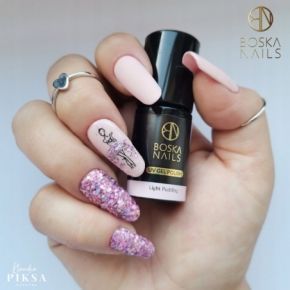 Boska Nails 334 Light Pudding kolorowy lakier hybrydowy 6ml