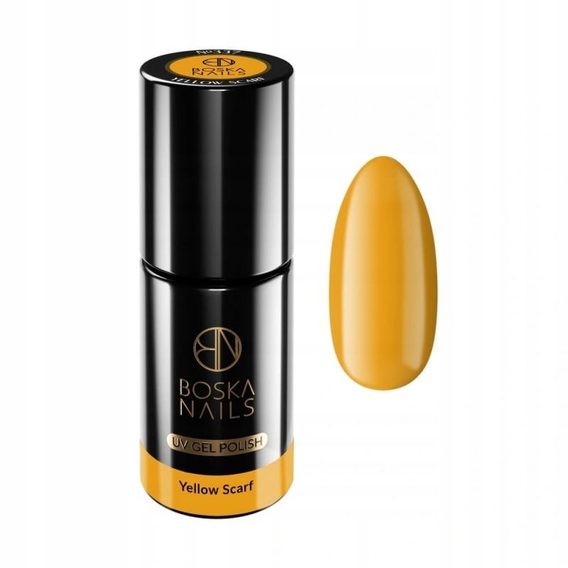 Boska Nails 337 Yellow Scarf kolorowy lakier hybrydowy 6ml Boska Nails 337 Yellow Scarf kolorowy lakier hybrydowy 6ml