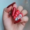 Boska Nails 366 Red Rain brokatowy lakier hybrydowy 6ml - 6