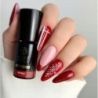 Boska Nails 366 Red Rain brokatowy lakier hybrydowy 6ml - 8
