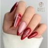 Boska Nails 366 Red Rain brokatowy lakier hybrydowy 6ml - 9