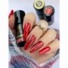 Boska Nails 366 Red Rain brokatowy lakier hybrydowy 6ml - 10