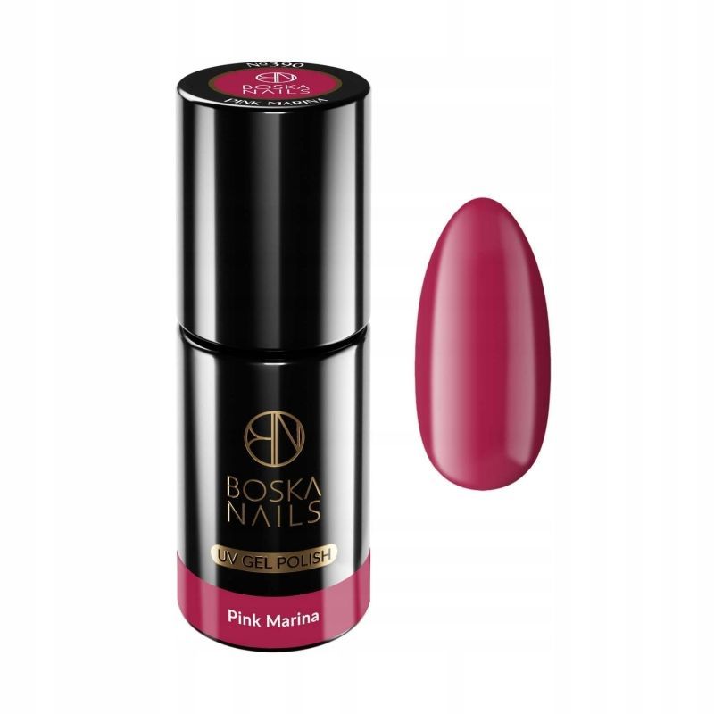 Boska Nails 390 Pink Marina kolorowy lakier hybrydowy 6ml Boska Nails 390 Pink Marina kolorowy lakier hybrydowy 6ml