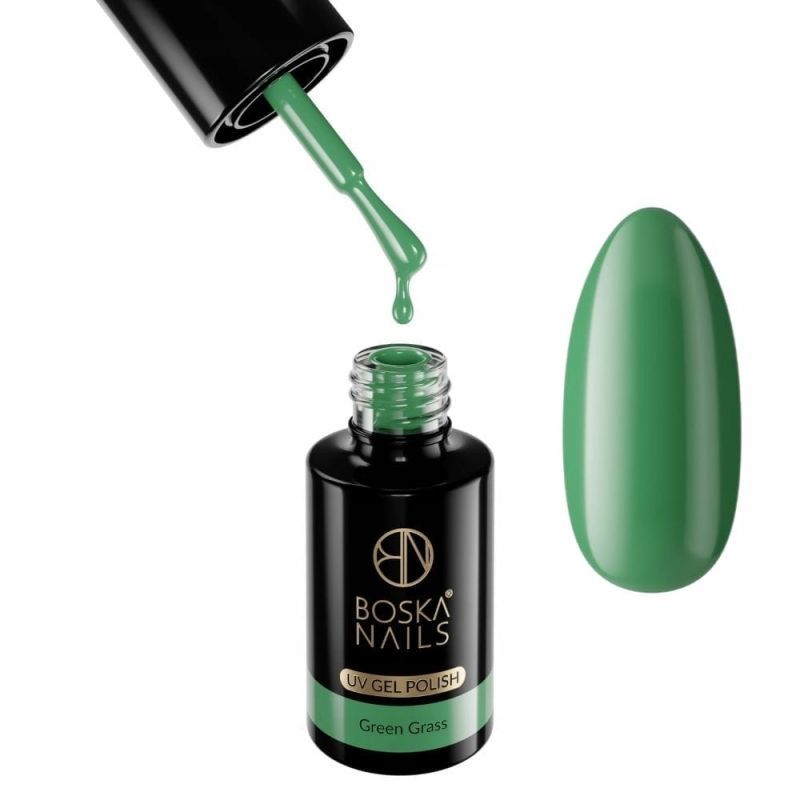 Boska Nails 407 Green Grass kolorowy lakier hybrydowy 6ml Boska Nails 407 Green Grass kolorowy lakier hybrydowy 6ml