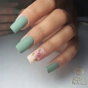 Boska Nails 407 Green Grass kolorowy lakier hybrydowy 6ml